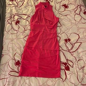 White House Black Market Hot Pink Cocktail Dress